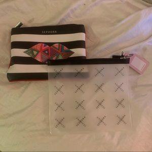 2-for-1! Sephora Clear Travel Bag & Makeup Bag